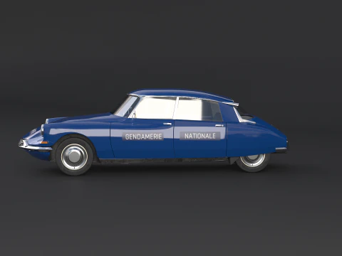 Citroen DS Gendamerie Nationale 3D Model