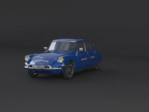 Citroen DS Gendamerie Nationale 3D Model