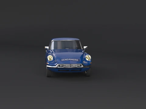 Citroen DS Gendamerie Nationale 3D Model