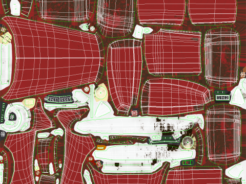 Rusted Citroen DS 19 3D Model