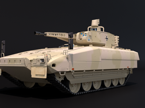 Puma A IFV Desert Camo PBR 3D Modell