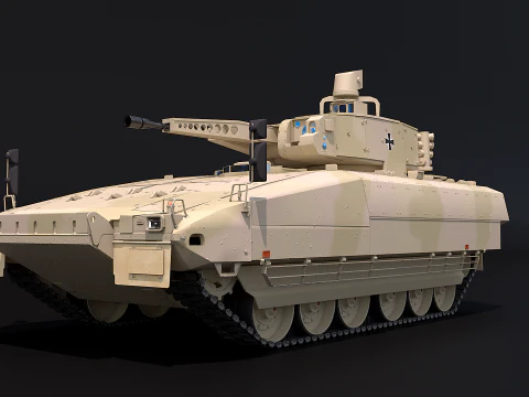 Puma A IFV Desert Camo PBR Modelo 3D