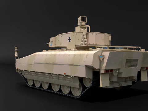 Puma A IFV Desert Camo PBR 3D Model