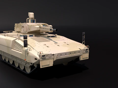 Puma A IFV Desert Camo PBR 3D Model