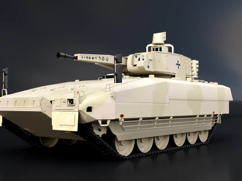 Puma A IFV Desert Camo PBR 3D Model