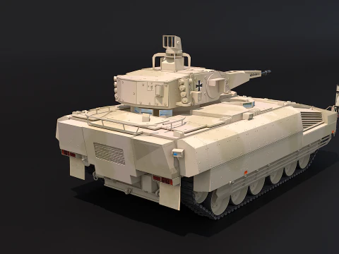 Puma A IFV Desert Camo PBR 3D Model