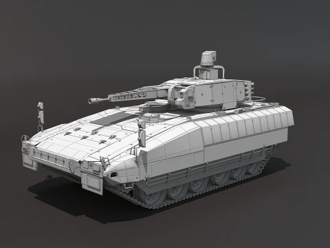 Puma A IFV Desert Camo PBR 3D Model