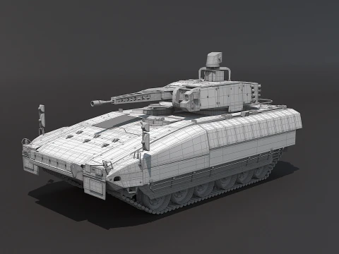 Puma A IFV Desert Camo PBR 3D Model