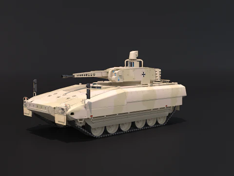 Puma A IFV Desert Camo PBR 3D Model