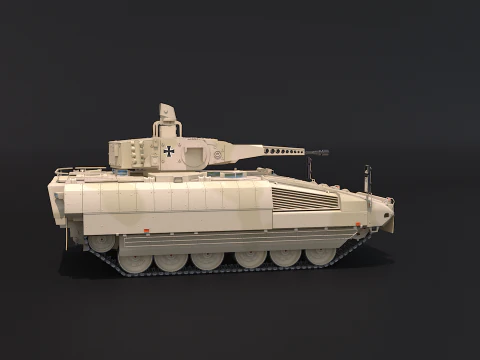 Puma A IFV Desert Camo PBR 3D Model