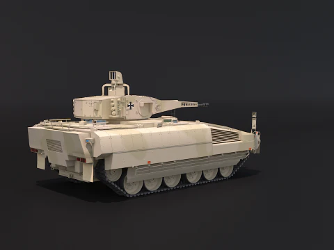 Puma A IFV Desert Camo PBR 3D Model