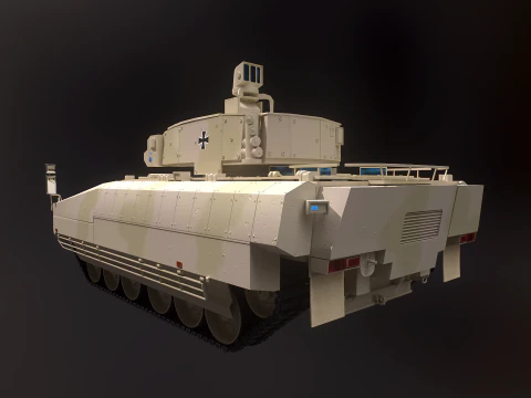Puma A IFV Desert Camo PBR 3D Model