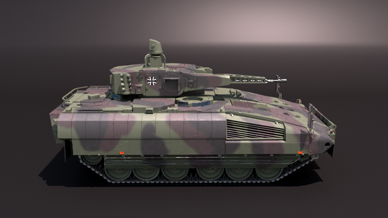Puma A IFV 3D Model .c4d .max .obj .3ds .fbx .stl .blend 