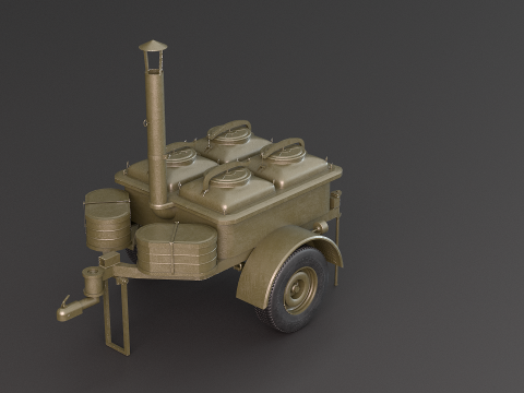 Gulaschkanone 3D Modell