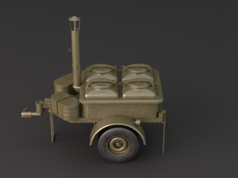 Gulaschkanone 3D Modell