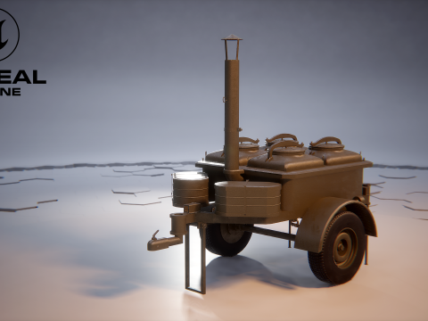 Gulaschkanone 3D Modell