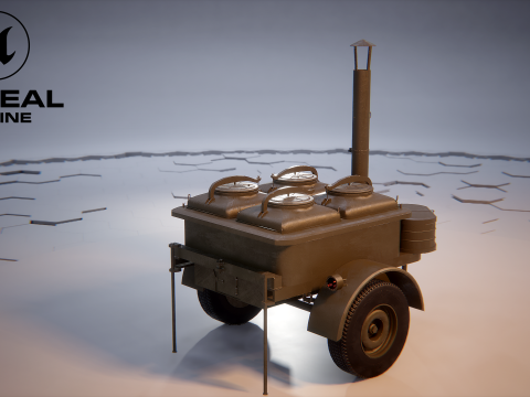 Gulaschkanone 3D Modell