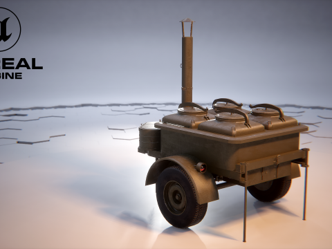 Gulaschkanone 3D Modell