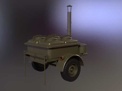 Gulaschkanone 3D Modell