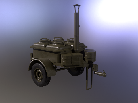 Gulaschkanone 3D Modell