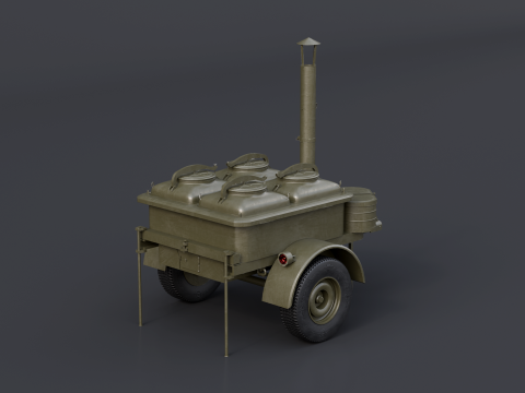Gulaschkanone 3D Modell