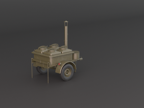 Gulaschkanone 3D Modell