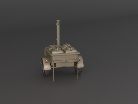 Gulaschkanone 3D Modell