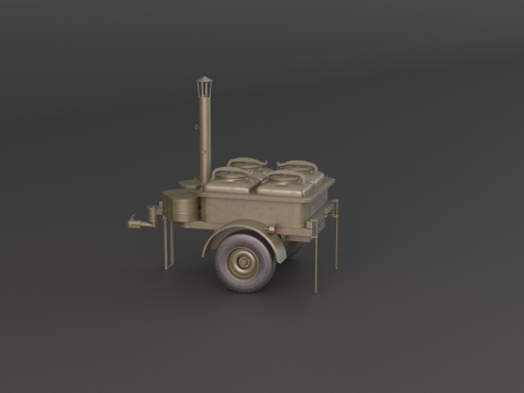 Gulaschkanone 3D Modell