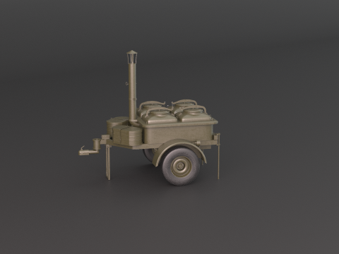 Gulaschkanone 3D Modell