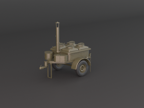 Gulaschkanone 3D Modell