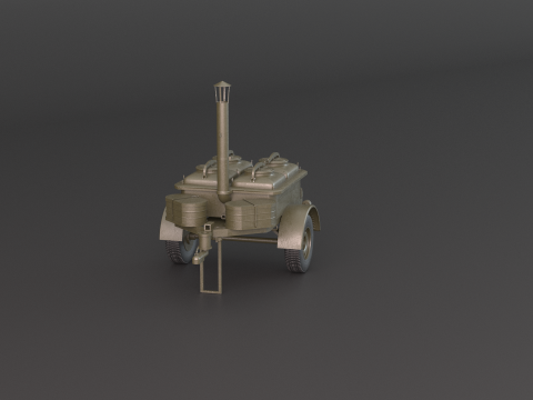 Gulaschkanone 3D Modell