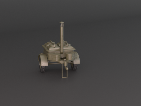 Gulaschkanone 3D Modell