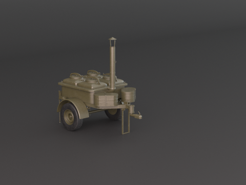 Gulaschkanone 3D Modell