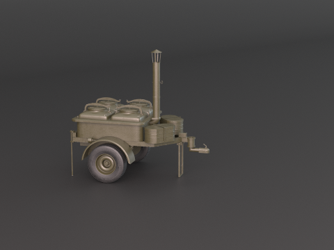 Gulaschkanone 3D Modell