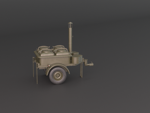 Gulaschkanone 3D Modell