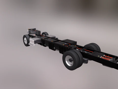 Telaio per camion completamente elettrico Modello 3D