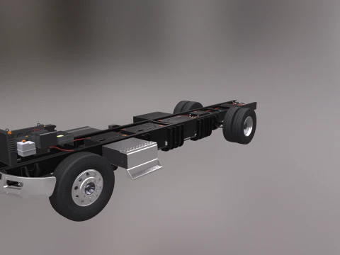 Telaio per camion completamente elettrico Modello 3D