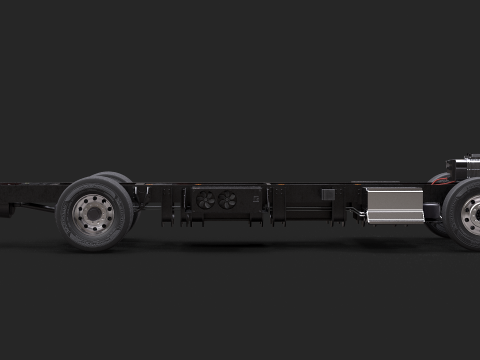 Full Electric Truck Chassis 3D Model