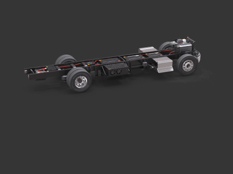 Full Electric Truck Chassis 3D Model