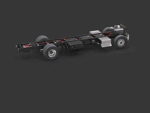 Telaio per camion completamente elettrico Modello 3D