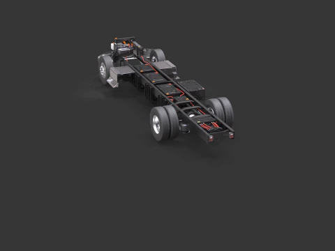 Telaio per camion completamente elettrico Modello 3D