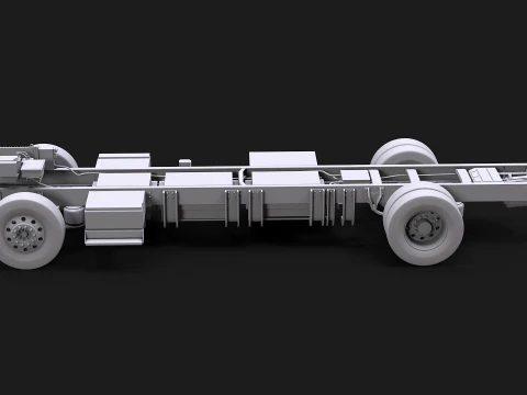 Full Electric Truck Chassis UT 3D Model
