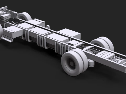 Full Electric Truck Chassis UT 3D Model
