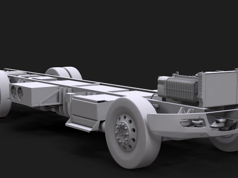 Full Electric Truck Chassis UT 3D Model