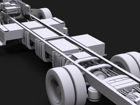 Full Electric Truck Chassis UT 3D Model