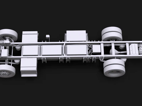 Full Electric Truck Chassis UT 3D Model