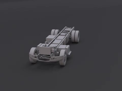 Full Electric Truck Chassis UT 3D Model