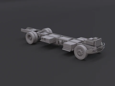 Full Electric Truck Chassis UT 3D Model