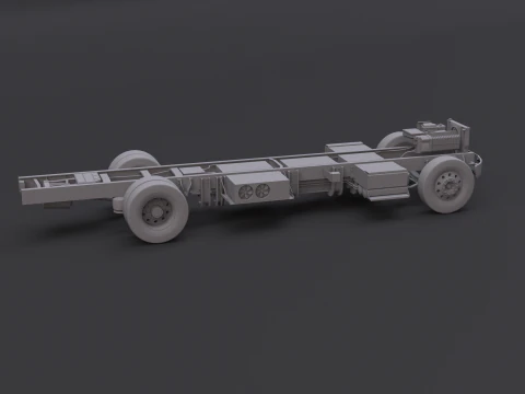 Full Electric Truck Chassis UT 3D Model