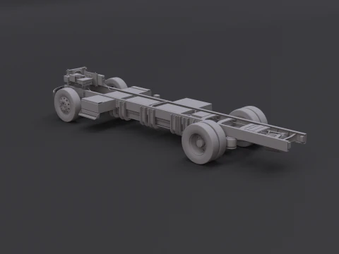 Full Electric Truck Chassis UT 3D Model